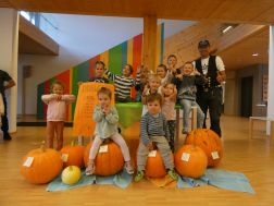 Kürbisparty - Gewinnübergabe Kürbiswette