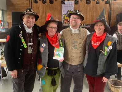 Räuberbuch Übergabe